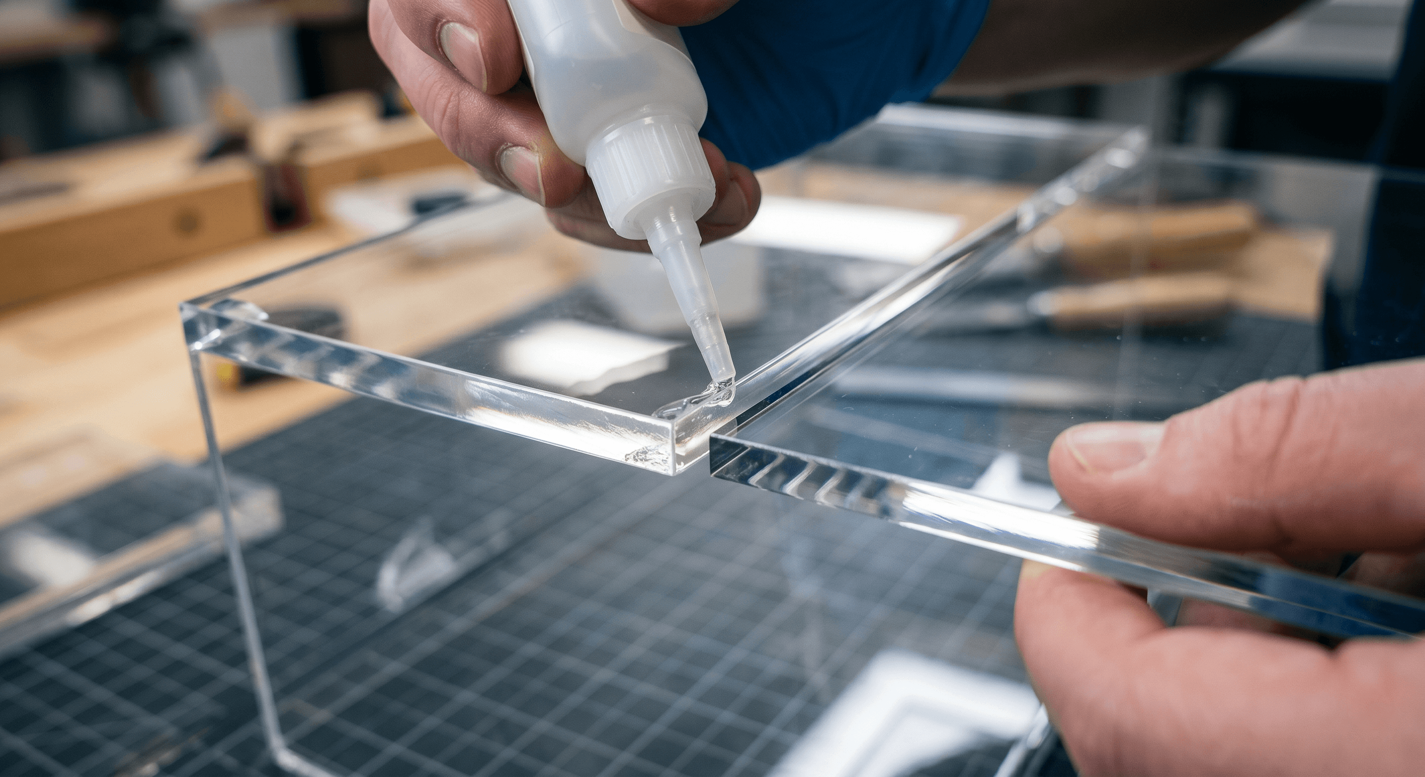 BlinkFix Acrylic Adhesive Application BlinkFix industrial application for Acrylic bonding